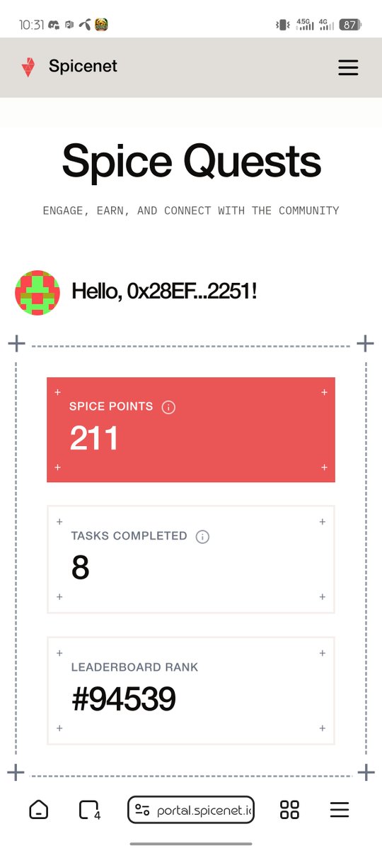 ExpertEarnerBD's tweet photo. Spicenet Total raised: $3.4M
✔️ Airdrop Live Now @spicenet

🖇️ Join Link : https://t.co/LAgrRkUE6E

• Connect your Wallet
• Complete Ongoing Task
• Daily Check-in
• Check your Spice Points
• Learn, play &amp; earn rewards

More Point = More Reward 👇 https://t.co/5v7ej25GWu