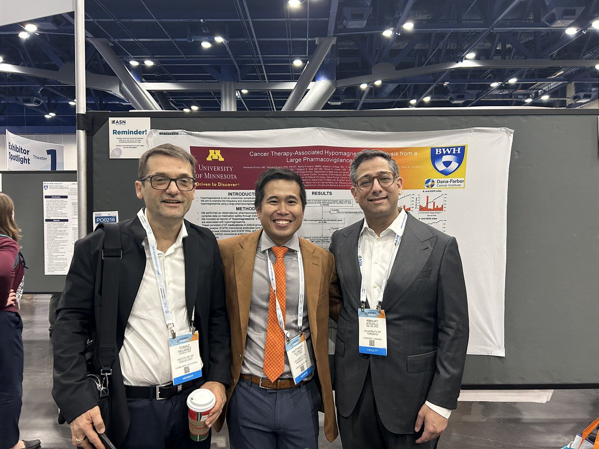 basmeomeo's tweet image. Thank you 🙏 for all who visit our poster today  😇 Hypomagnesemia..an overlooking electrolytes. #KidneyWk #ASN2025 @onconephsociety