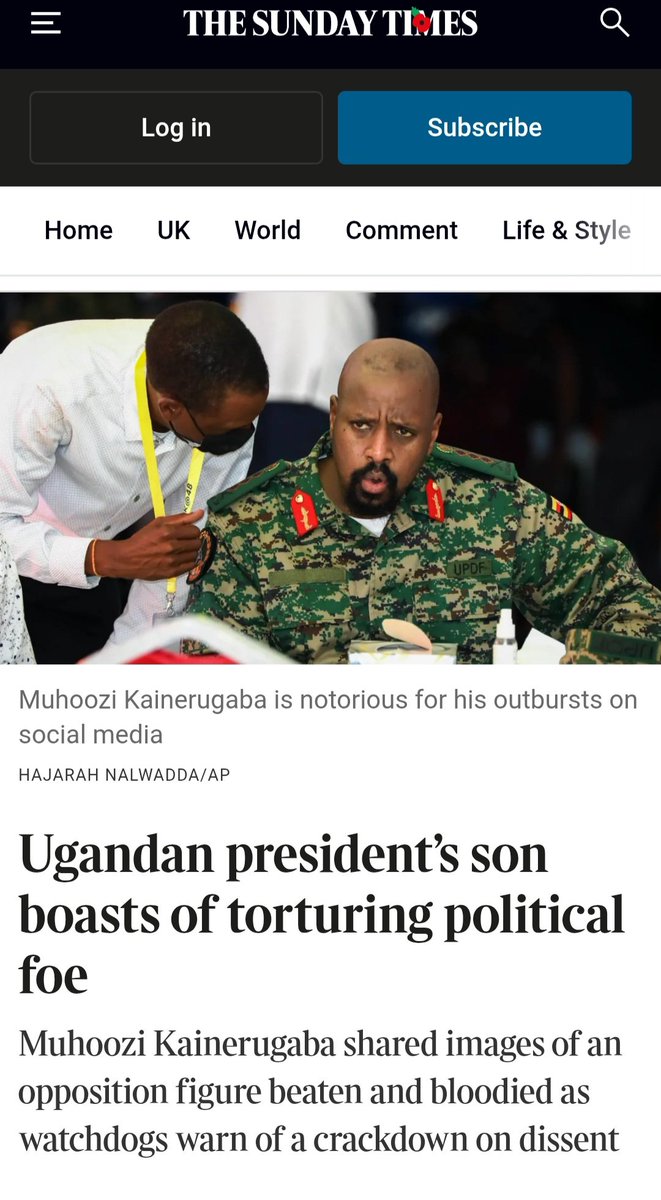 allimadi's tweet photo. So says #Imbecile @mkainerugaba
who boasted of #Torturing other human beings. A first class #Mpumbavu Even the father/son killers #Sadam & #UdayHussein  never boasted of torture because they wanted to maintain, in their cases, #ImplausibleDeniability but Our Own #Mjinga admits to crimes before taking witness stand!
@IntlCrimCourt @TheEconomist @BBCAfrica @SecRubio @Keir_Starmer @EmmanuelMacron @PPouyanne @TotalEnergies @_FriedrichMerz @WorldBank