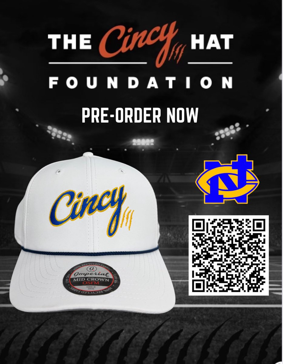 Big news! We’re teaming up with @TheCincyHats to launch an exclusive NewCath Hat Line — celebrating life on The Hill and supporting an incredible local cause.

100% of proceeds benefit The Hill and The Cincy Hats mission to give back to our community.
🧢 Pre-order yours today!
