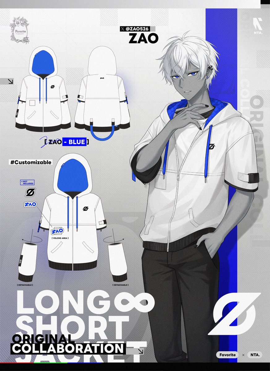 ZAO x Favorite (<a href="/Favorite_Onepi/">Favorite 公式</a>) Collaboration Jacket!

Designed by ZAO — 
lightweight, customizable, and detachable ✨

Pre-order now on Favorite’s official site:
favorite-one.co.jp/view/item/0000…

For overseas buyers (including Taiwan), use WorldShopping or Bibian to purchase!