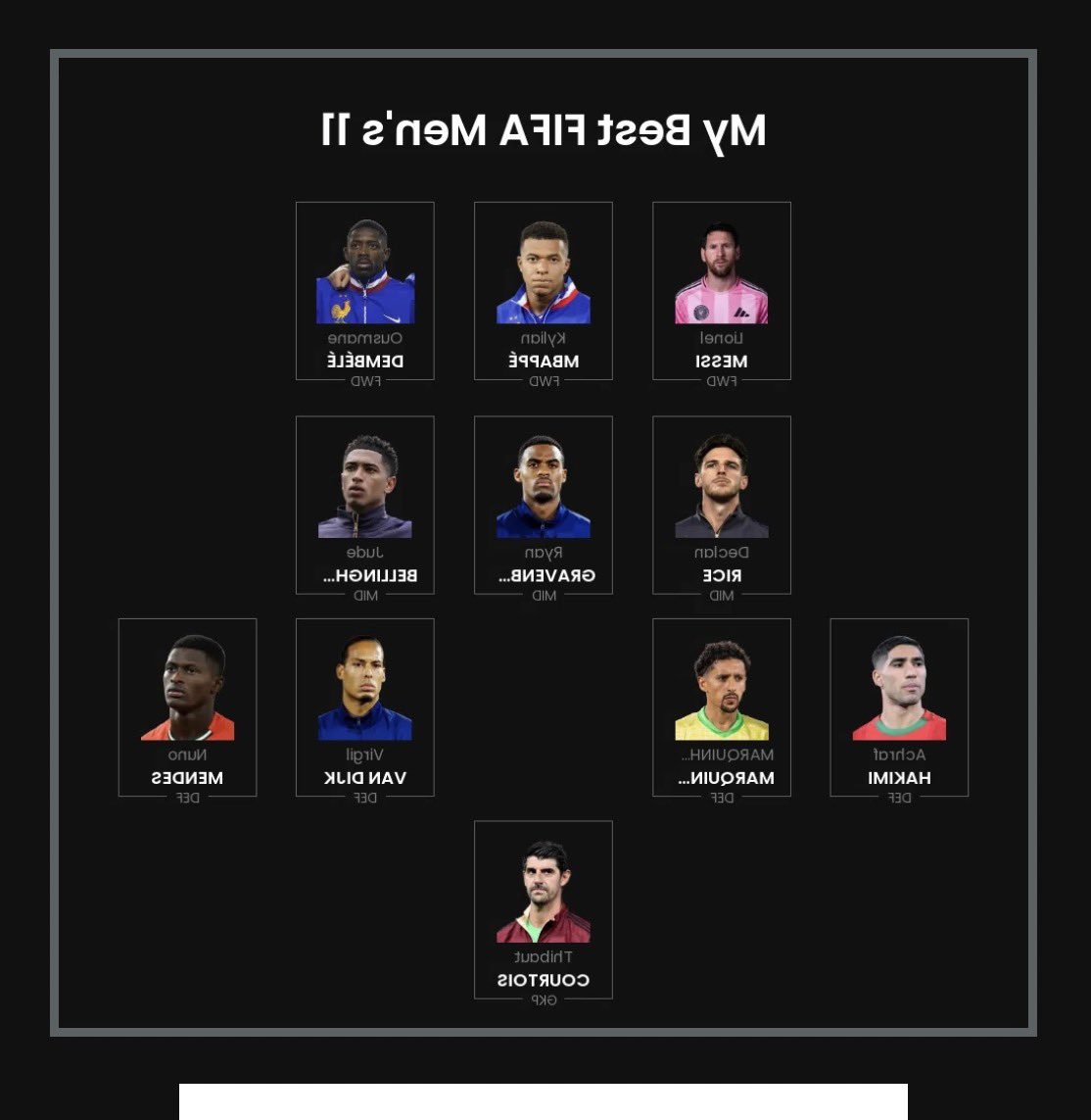 تم التصويت بناء علي وجهة نظري الخاصة😘😘