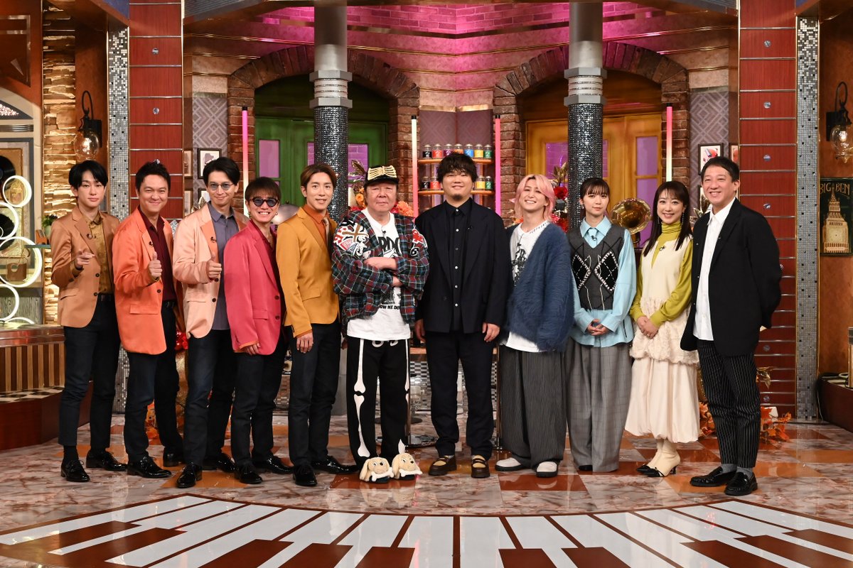 TVGweb's tweet photo. 📣11/26放送
「#EIGHTJAM ゴールデンSP」

昭和・平成・令和の50年を総決算🎤
音楽のプロ64人が選んだ
「最強のサビ歌詞名曲BEST100」大発表🎉

上白石萌歌、佐久間大介(#SnowMan)
秦基博らが #SUPER_EIGHT×古田新太と
“最強のサビ歌詞”を語り尽くす❗️

https://t.co/iIA83kpHPM

@EIGHTJAMtvasahi https://t.co/MpnoYk1OcJ
