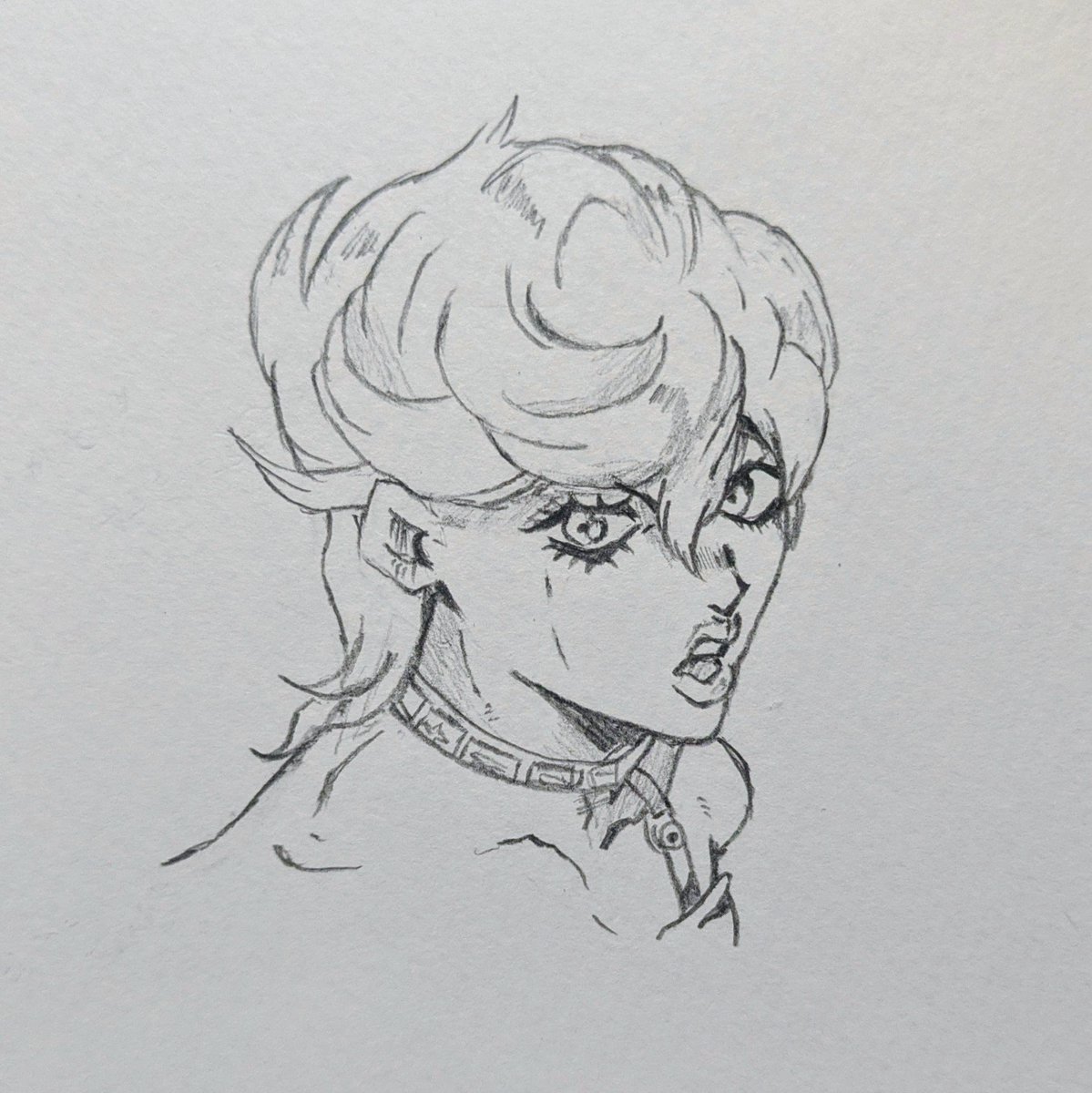 qna5VMSlxL45095's tweet image. 【ジョジョ模写】
 #ジョジョの奇妙な冒険  #アナログ