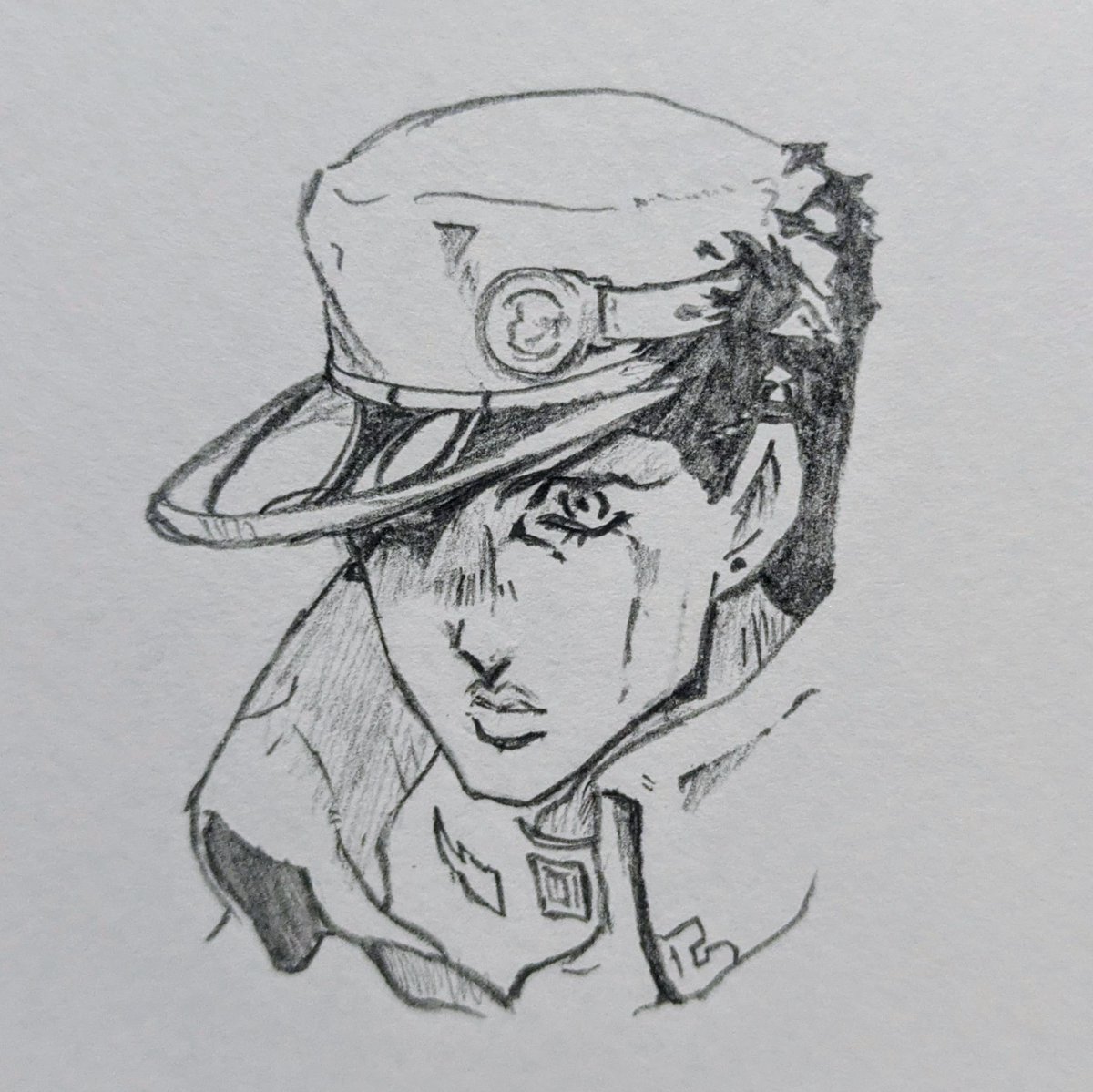 qna5VMSlxL45095's tweet image. 【ジョジョ模写】
 #ジョジョの奇妙な冒険  #アナログ