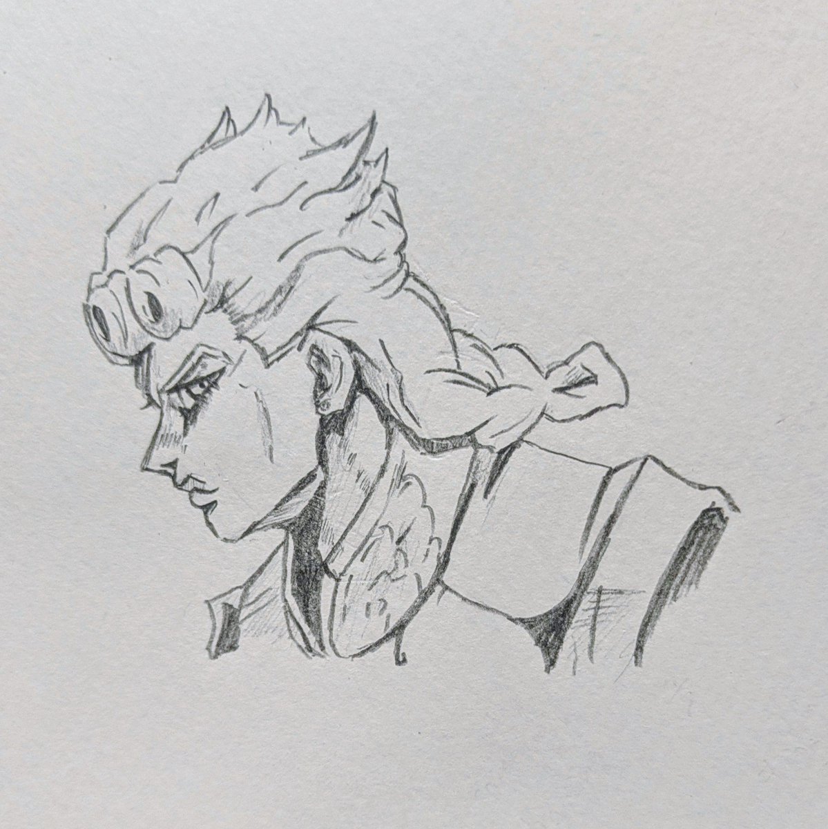 qna5VMSlxL45095's tweet image. 【ジョジョ模写】
 #ジョジョの奇妙な冒険  #アナログ