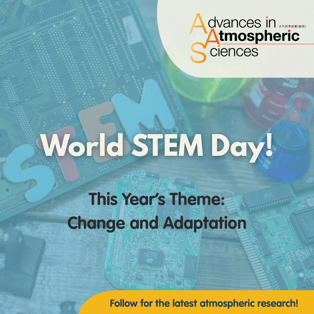 🔬 Yesterday was #WorldSTEMDay, and we celebrated the scientists decoding our atmosphere &amp; oceans! 🌍
AAS publishes cutting-edge research in atmospheric dynamics, physics &amp; #chemistry , advancing #climate solutions.
Follow us for the latest updates! 

#STEM #AtmosphericScience