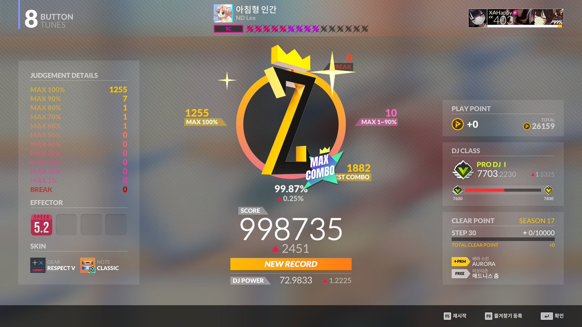 XA_Happy's tweet photo. 와 미친
#DJMAX https://t.co/TeEnuMVbEG
