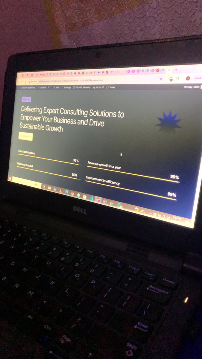 JaiyeolaTosin5's tweet image. Happy Sunday, 
Still building brick by brick 
#wordpress  #elementor