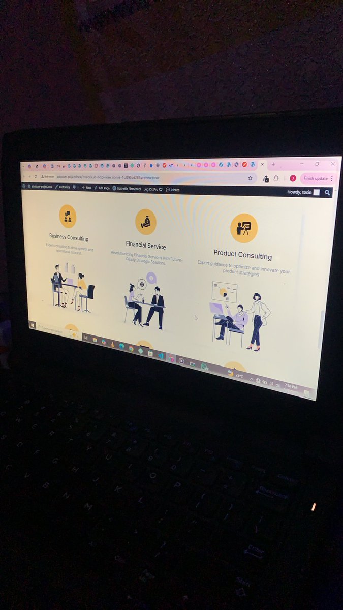 JaiyeolaTosin5's tweet image. Happy Sunday, 
Still building brick by brick 
#wordpress  #elementor