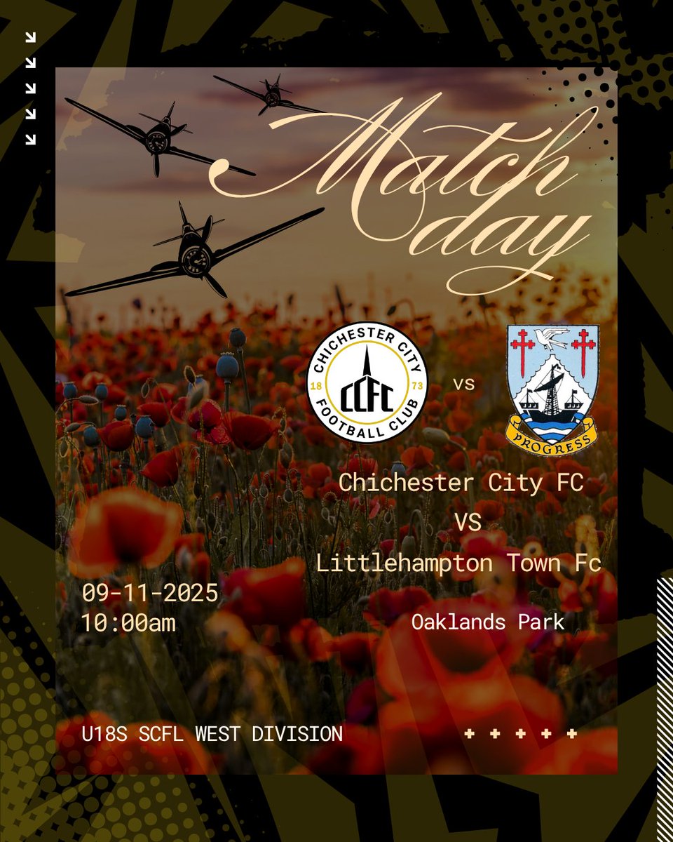 DevelopmentCCFC's tweet image. ⚫️⚪️ Match Day ⚪️⚫️

Our U18s SCFL are in action this morning as they welcome Littlehampton Town to Oaklands Park. 

#upthechi⚪️⚫️