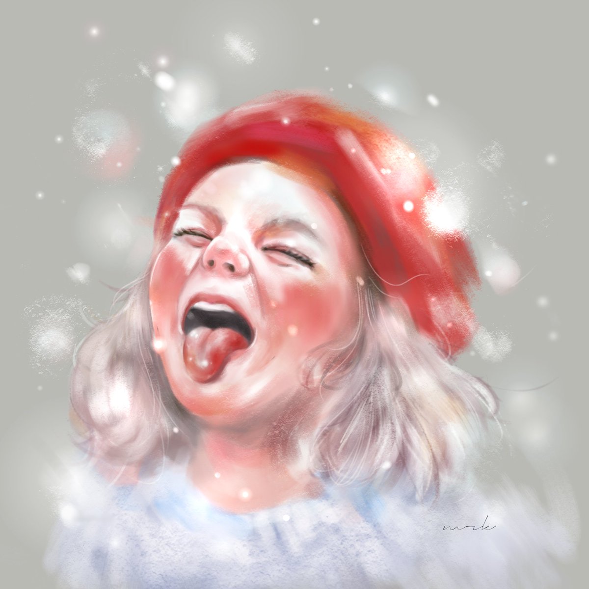 mplus_______'s tweet image. ❄️❄️❄️
#イラスト練習中 
#ibis 
#絵描き