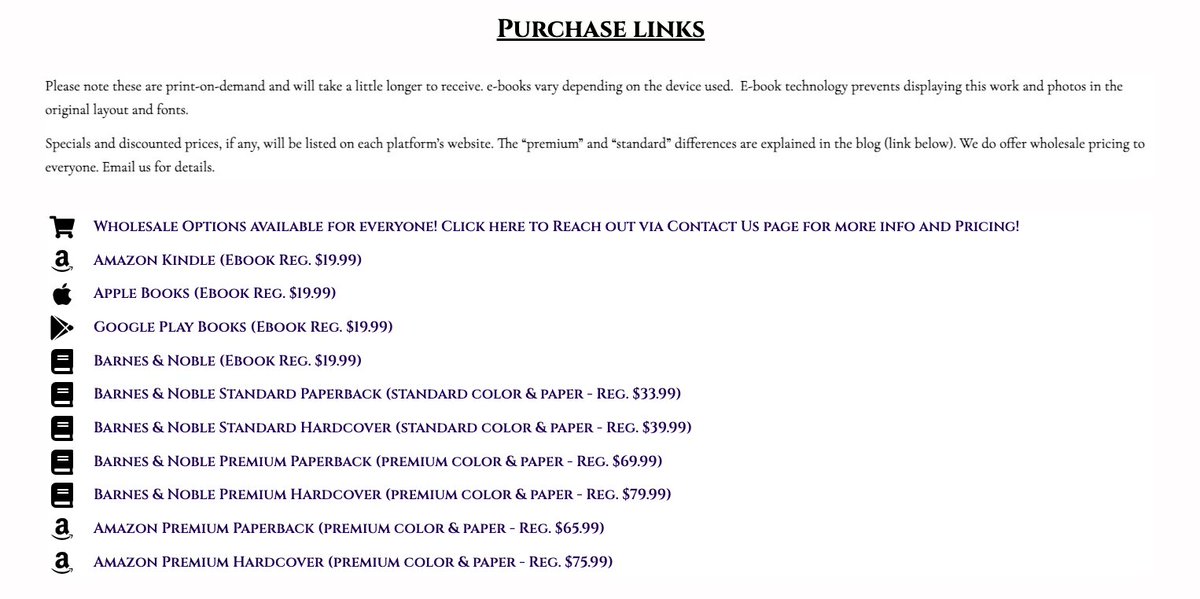 TheDreamMasters's tweet image. Arrangements are when I die, this book will be removed from publication.
Either I&apos;ll remove it or the Executor of my estate will remove it along with all my online sites and accounts.
If you ever want a copy of this book, get it before I leave this world. LisaRhyne.com/comc