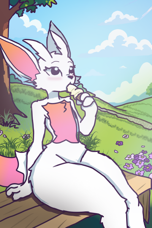 LoloTeaSpirit's tweet photo. Ice crem on a sunny day :3 https://t.co/LU6f9KElaU
