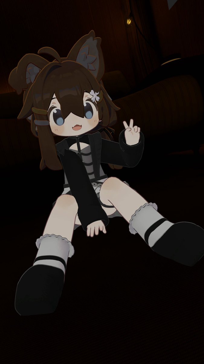 shuseki_vr's tweet photo. 当選した衣装きせたー！肋骨ぽい感じが可愛い
 #pill1ng https://t.co/O977y0mrc9