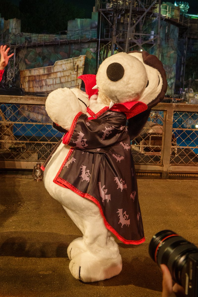 inUSJ1's tweet photo. #ホラナイオールナイト 特別ショー
#スヌーピー https://t.co/TDqbXsVxjq