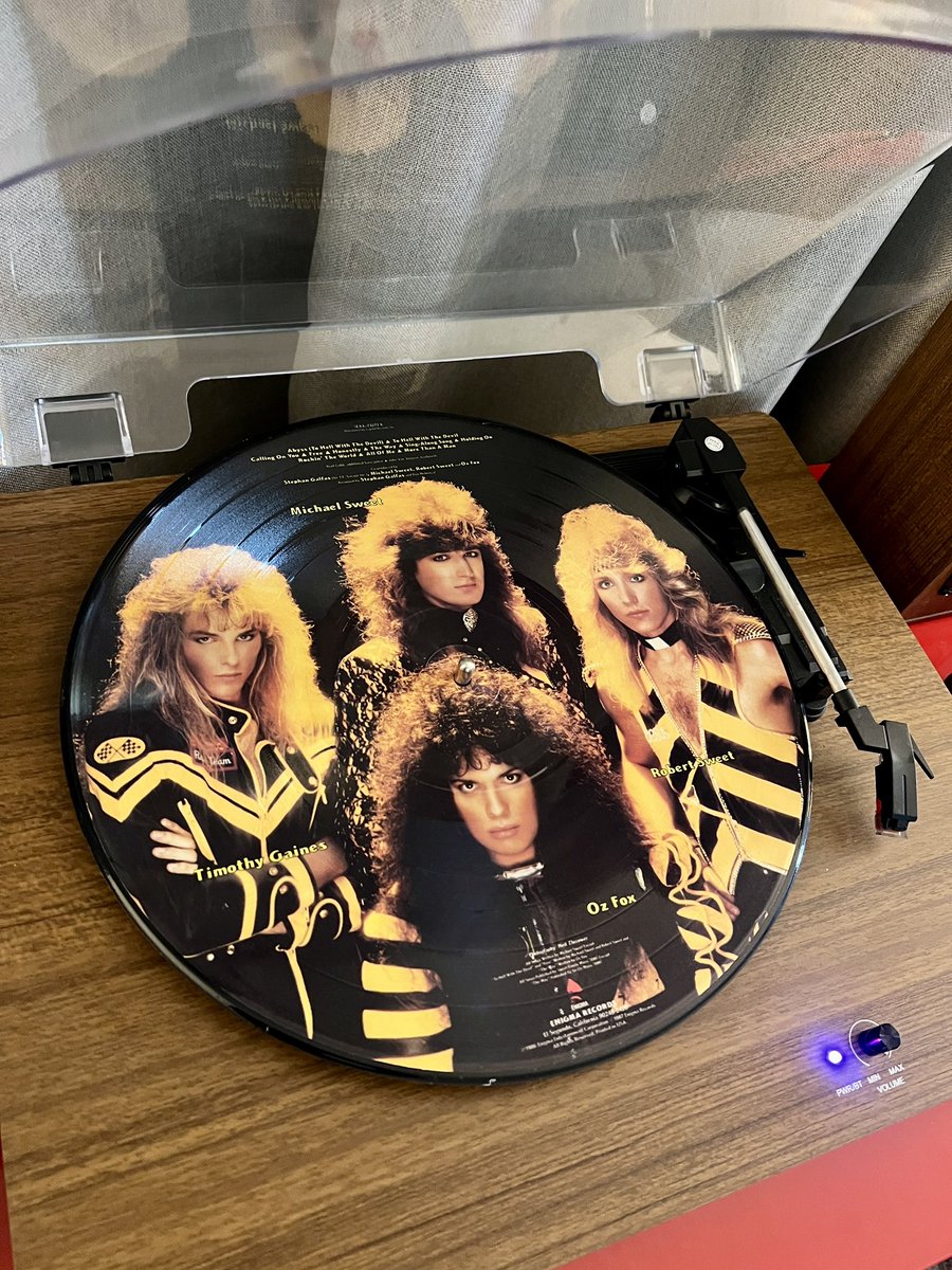 JasonTRogers's tweet photo. These dudes been locked in my office like Zod and them for 10 years. Finally played it 😆👎🏼 #Stryper https://t.co/J2zBTY4J4W