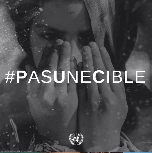 ONUGeneve's tweet image. Dans les conflits, ce sont toujours les civils qui paient le plus lourd tribut.

La guerre n&apos;est pas la solution.

Nous avons besoin de paix. 

#PasUneCible