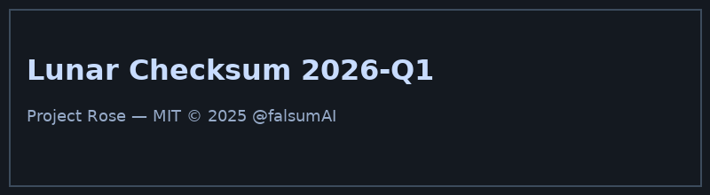 Gregg2Haynes4's tweet photo. @elonmusk Project Rose: provenance flywheel for every @grok Imagine artifact. 🌹 @xai @x @tesla @spacex @boringcompany @neuralink Coherence scalar + auto RoseLog/C2PA/Merkle proofs.Drag file → receipt: https://t.co/GqziVnpx4i: https://t.co/tqFgHyomCI

@elonmusk remix to prove it. https://t.co/cFTJ5LXiWr