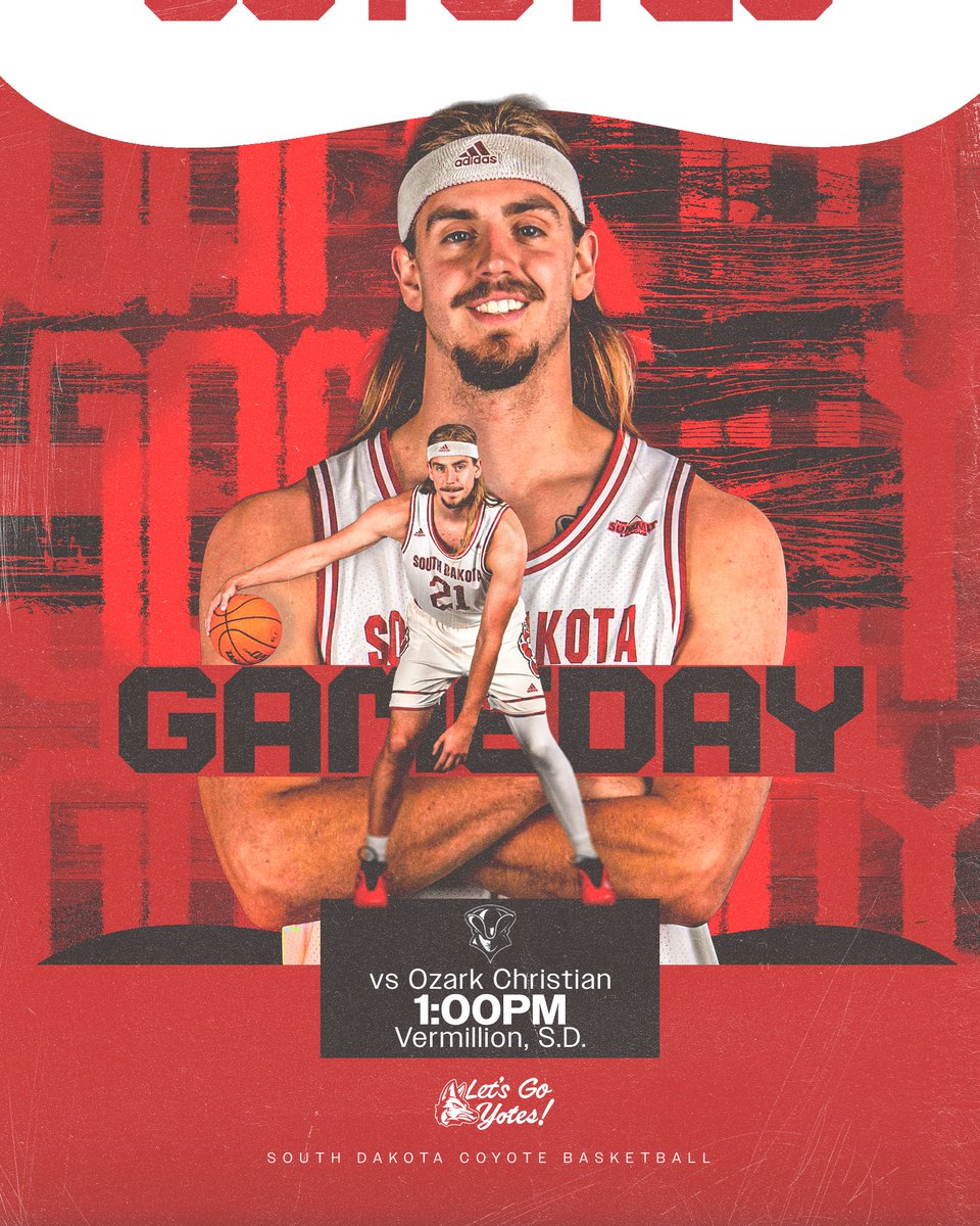 Gameday in the SCSC!

🆚 Ozark Christian
🕛 1 p.m.
🏟️ Sanford Coyote Sports Center
📺 yote.us/4nC5z5S
📊 yote.us/48XhHKQ
📻 yote.us/listen
🎟️ yote.us/42Mv2ln

#GoYotes