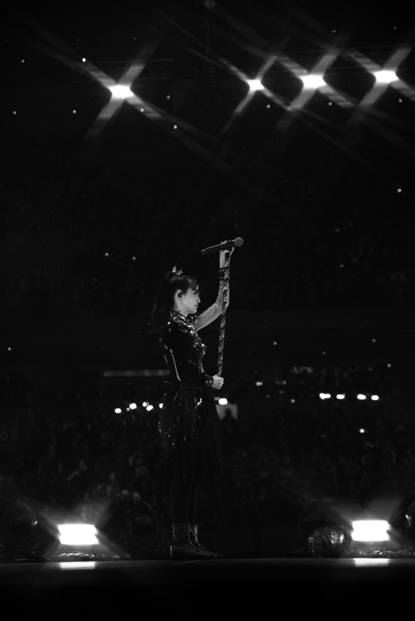 On stage media image