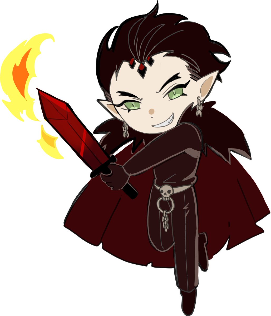 grandi_flora_'s tweet image. misc fantasy au shart its been a while!!