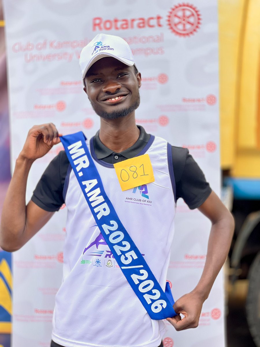 RotaractKiuwc's tweet photo. It was great to stand with the @AMRclub_KIU in a successful run and campaign against anti microbial resistance. We appreciate all the sponsors and the @AMRclub_KIU for sensitizing against drug misuse. 
Remember fever is not a sign of anti microbial deficiency. 
#AMRrun https://t.co/OCg1cxzr7V
