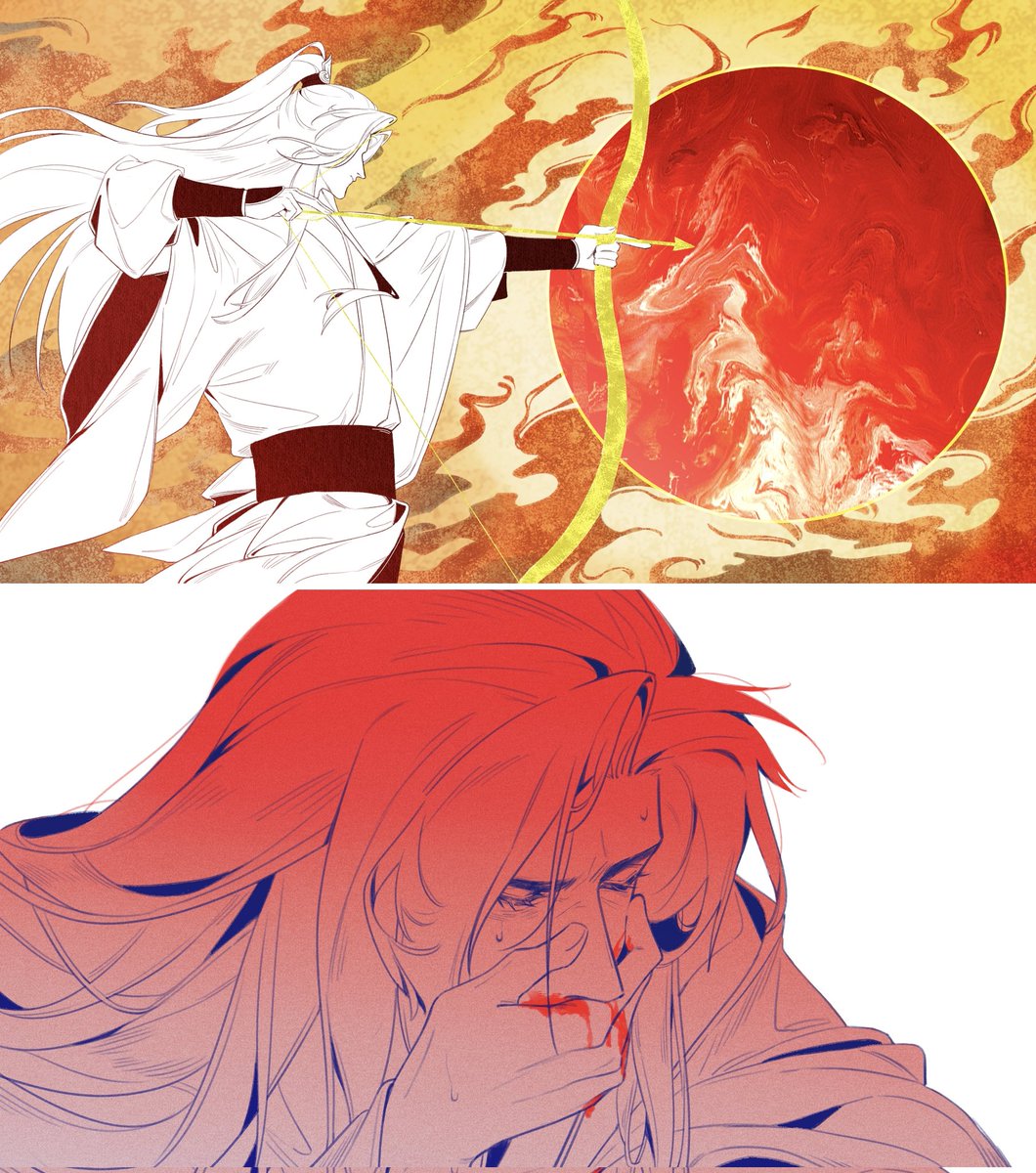 目前画的三国杀马超手书部分分镜