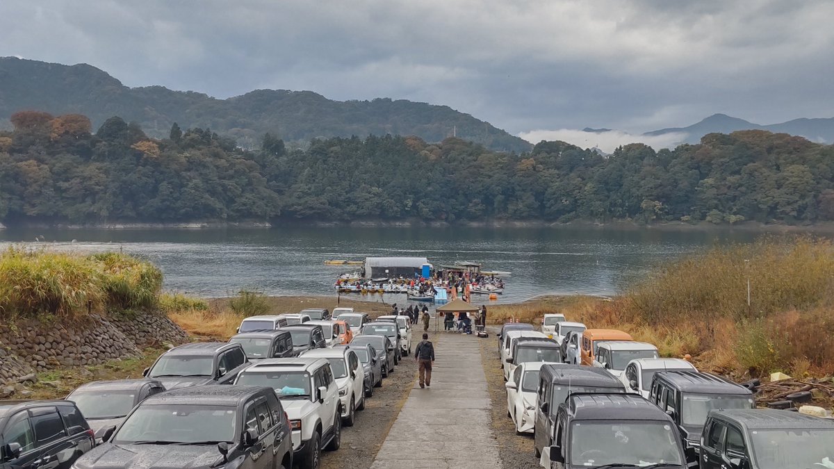numamotoboat's tweet photo. 朝からの雨が少し止んだところで、今年の津久井湖オープン初戦が終了しました。 https://t.co/neIv4bTxLD