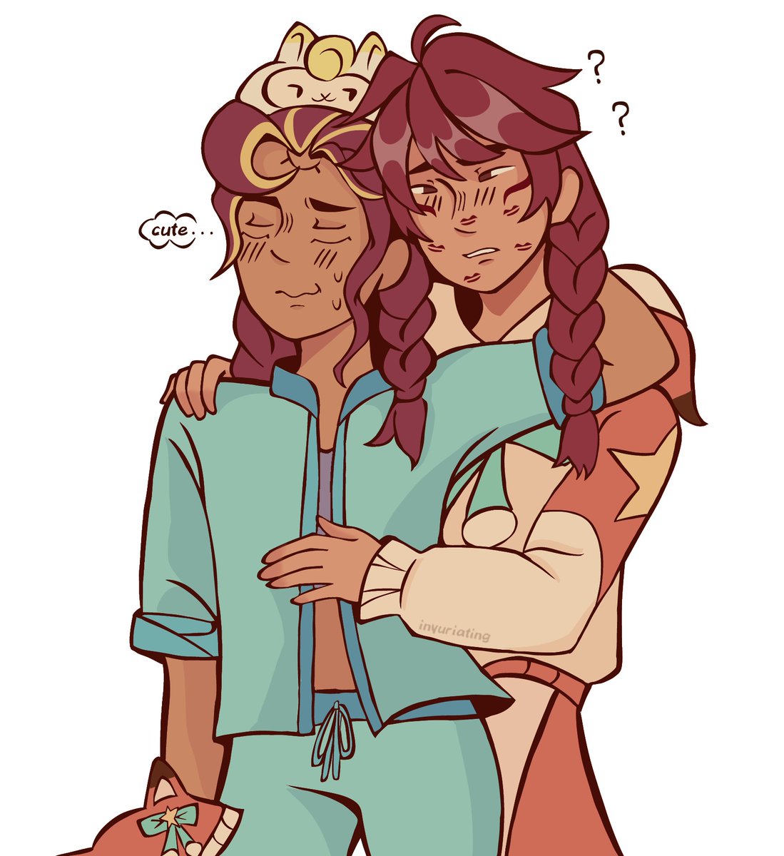 inyuriating's tweet image. PJ sunshrine propaganda continues 
#sunshrine #kiriko #illari