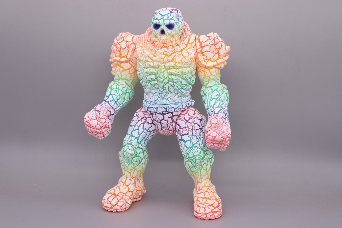 三毛玩具 髑髏ボーグ 4色マーブル成形 三毛玩具 髑髏ボーグ 4色