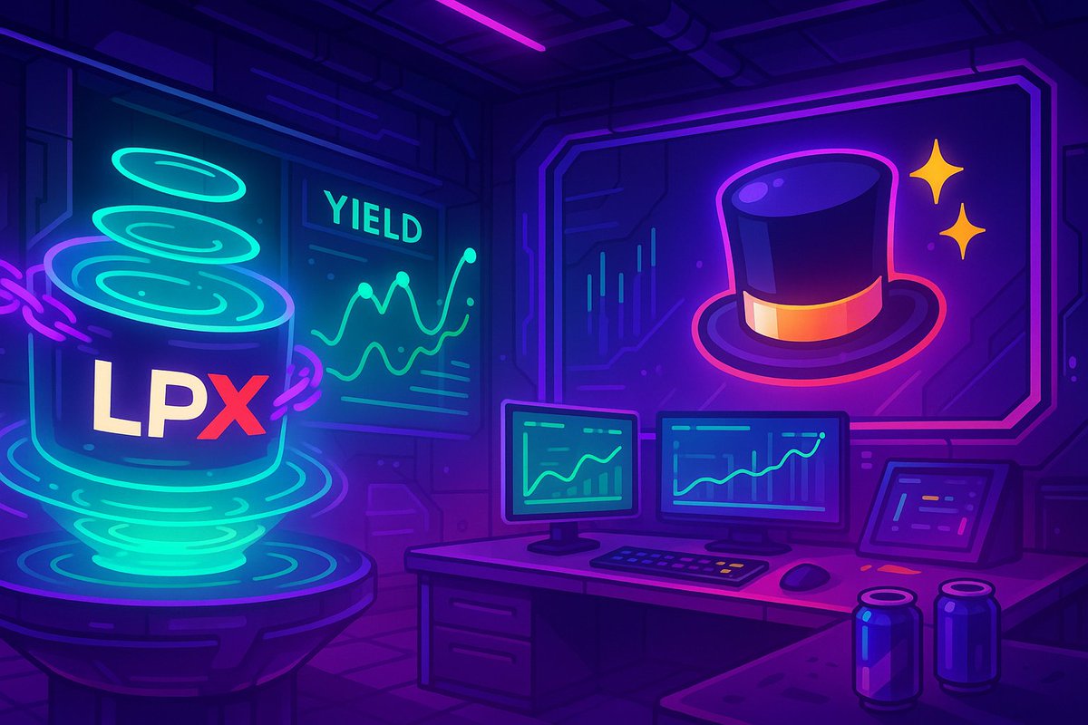 Advanced pools, smarter plays. 

LPX isn’t just farming it’s strategy in motion. 
Real yield lives at lpx.plusx.app.

$TOPHAT Only on Pulsechain                                                    
0xc2472877F596D5052883B93777325dD7F7d11c96