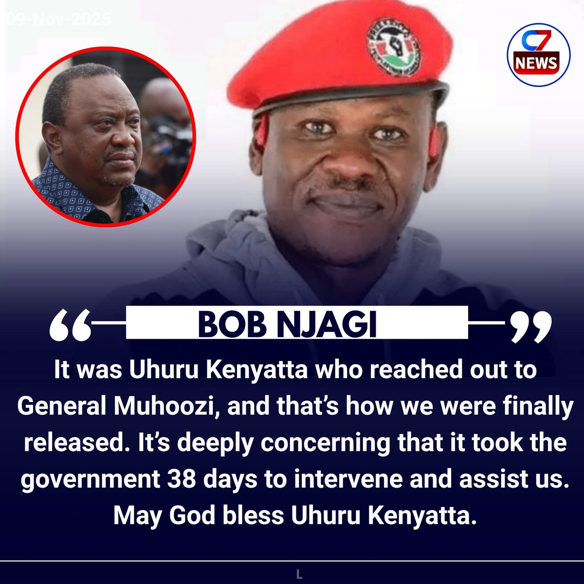 Are you saying it was not the government's effort, 

As Musalia Mudavadi claimed regarding the rescue 

Of the abducted Kenyan Bob Njagi, 
in Uganda

But rather Uhuru Kenyatta's personal efforts?