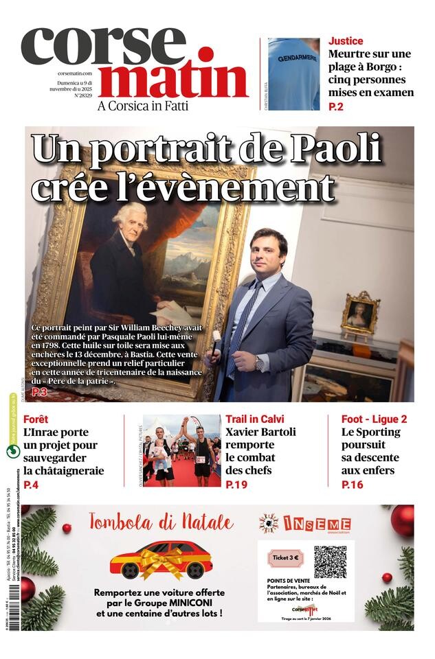 Corse_Matin's tweet photo. À la une de Corse-Matin du dimanche 9 novembre.
➡️ https://t.co/hJbqdO1FML https://t.co/2zj6unucMH