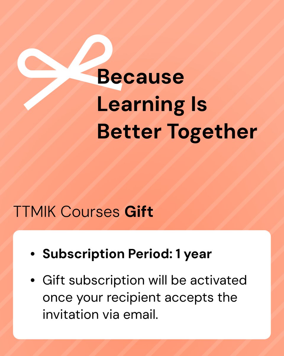 ttmik's tweet photo. Make someone’s day with Korean! 🎁
Give the TTMIK Courses Gift Subscription at 50% off and share the joy of learning together.
Available for a limited time — get yours today!
👉 https://t.co/Khlx02XG1P
#티티믹 #톡투미인코리안 #TTMIK #TalkToMeInKorean #LearnKorean https://t.co/SlSTW1RRKW