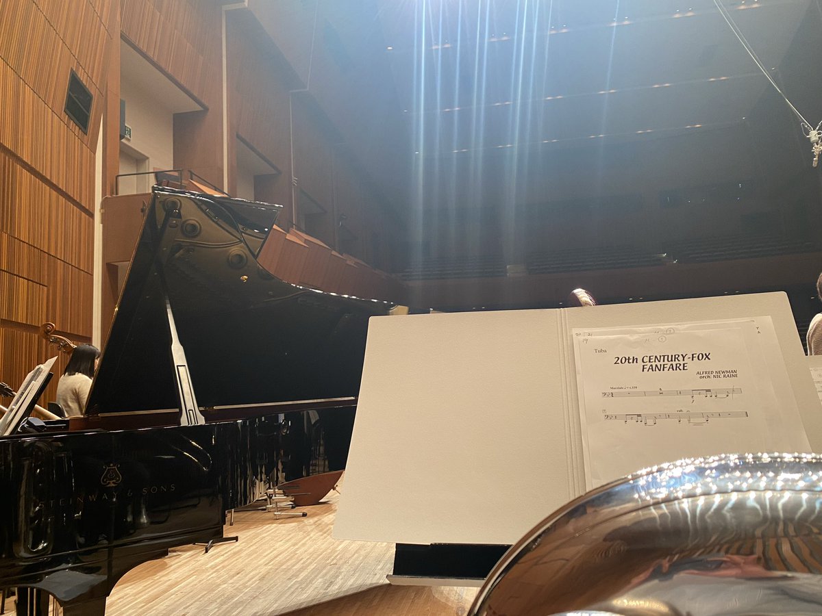 hommatuba's tweet photo. 今日は東響さんに客演しての山形テルサ。久々のオケでのテルサも新鮮、相変わらず良い響き！ https://t.co/7VCVOZ1PUO