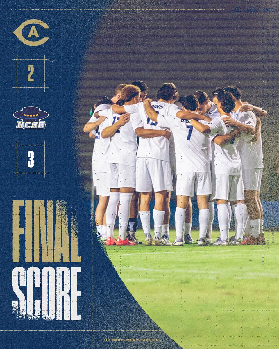 Final from Santa Barbara. 

Thank you Aggie fans for the support all season long. 🐴

#GoAgs