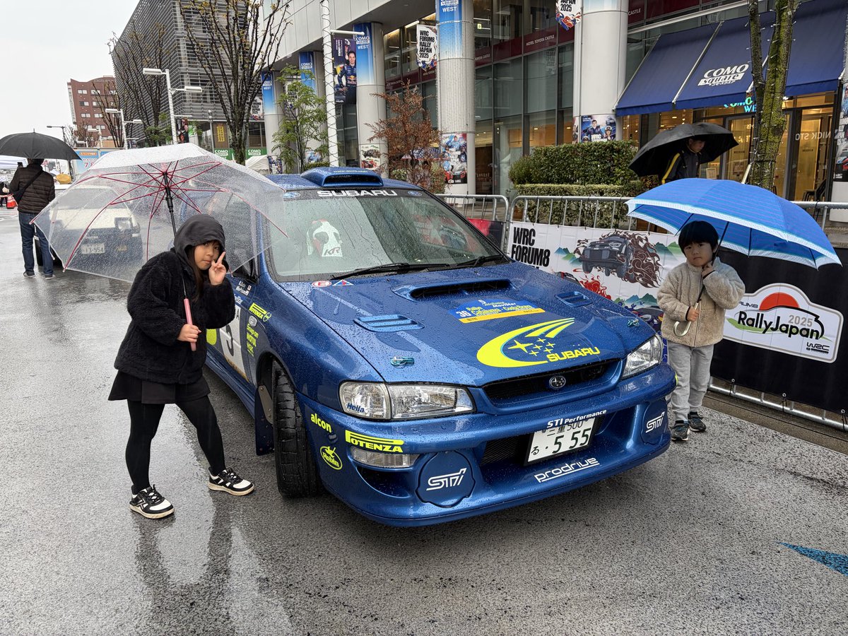 WRC RALLY Japan

豊田市駅前がラリー雨ながらで盛り上がってます！