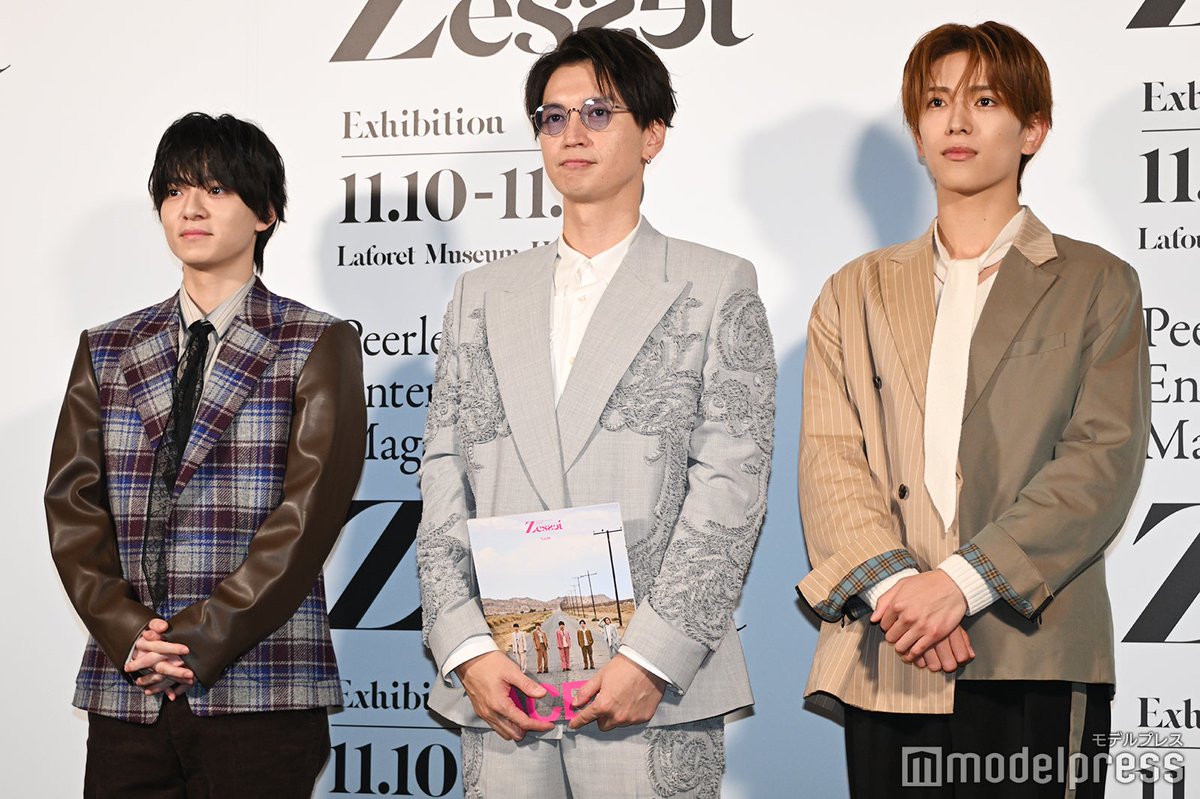 大倉忠義「Zessei」記者会見登壇
アイドル・プロデュース・編集長の並立に言及

「anan」編集長を前にユーモア全開💚✨
「有名な特集だけはパクらないようにします」

🔻写真多数
mdpr.jp/news/4676942

📸創刊記念写真展
11月10日～11月30日まで
ラフォーレミュージアム原宿で開催

#Zessei