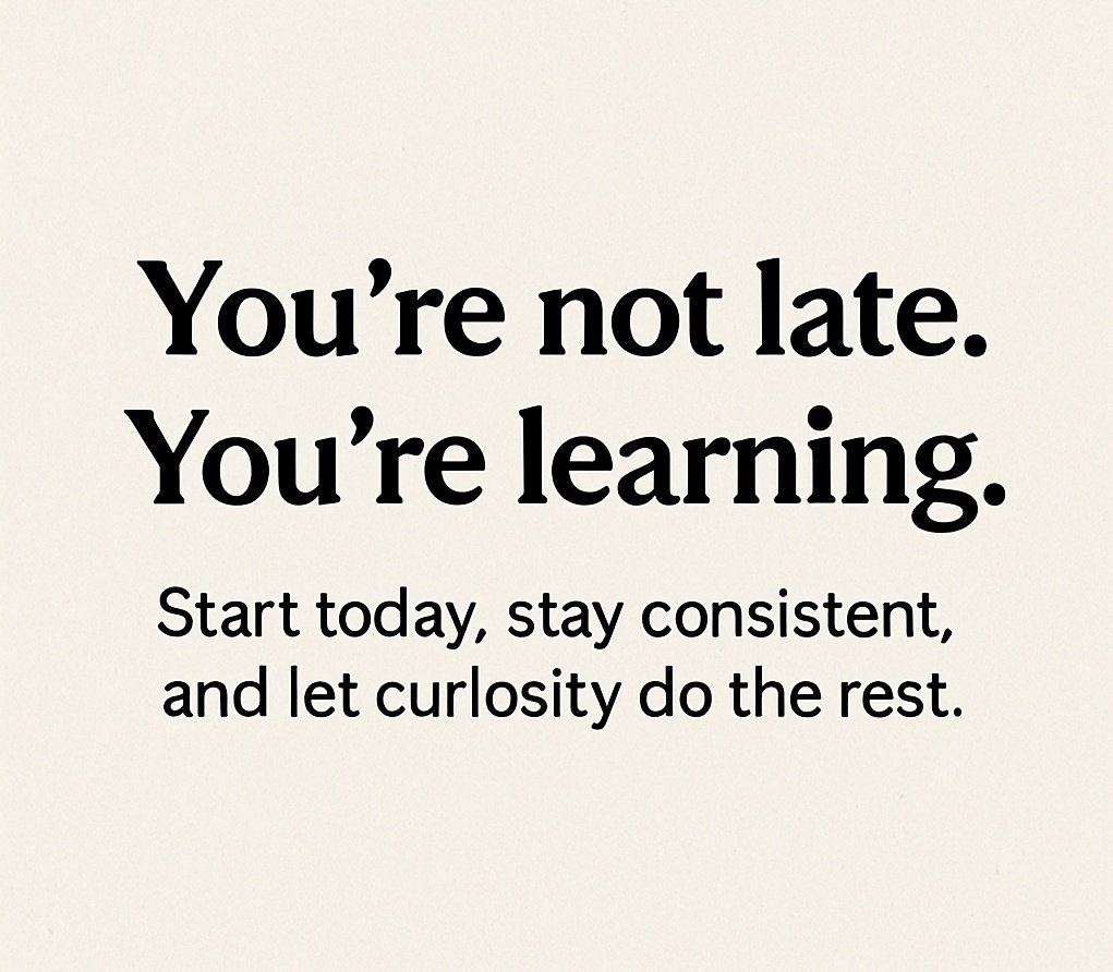 rakshitabelwal's tweet image. 🚀 Day 7- I used to think I was late to AI.
Then I realize, you’re never late to curiosity. 🌱

AI isn’t a race. It’s a space for learners who keep evolving.
Start today, stay consistent, and let curiosity do the rest. 

#AI #DevOps #machinelearningmodel #rakshitabewal