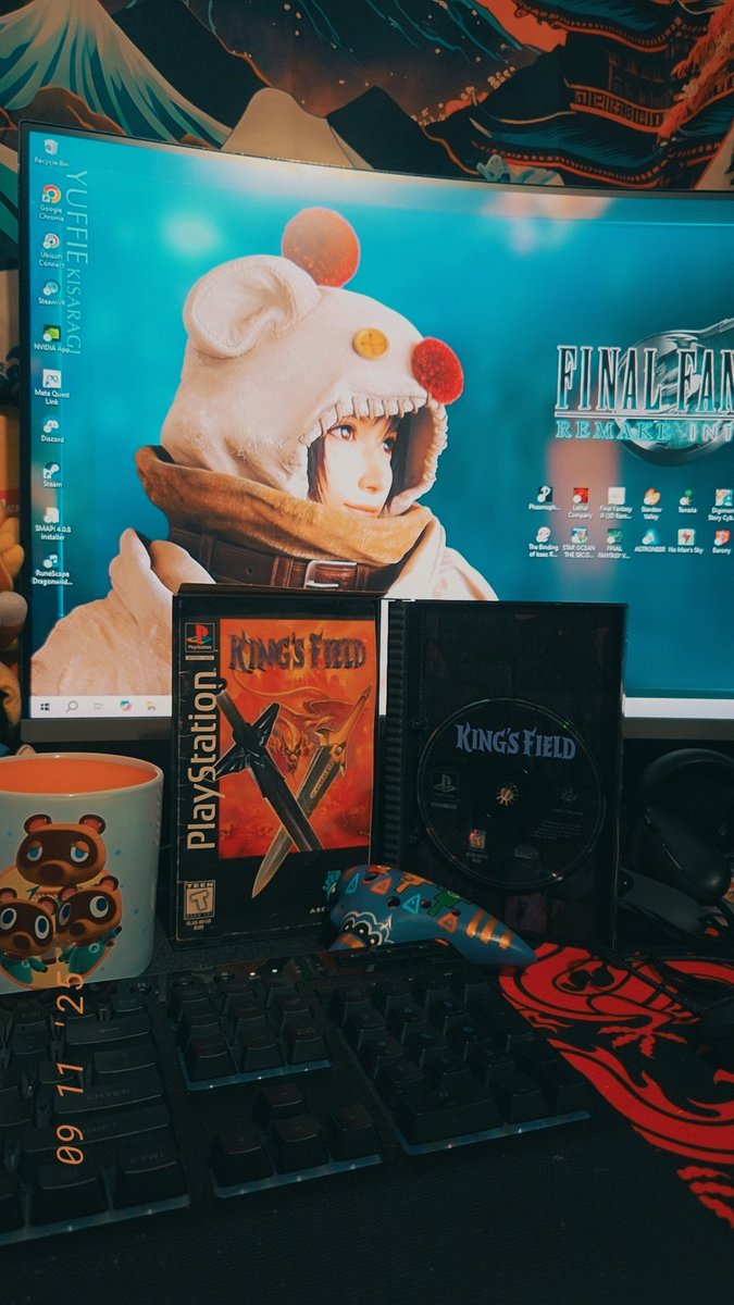 LotusMcpot's tweet photo. One of my favorite games growing up. Still in the same case which has alot of wear. #Kingsfield #ASCIIENT #Ascii #FromSoftwareInc #Agetec #Metro3D #Sony https://t.co/nCWg7M5btO