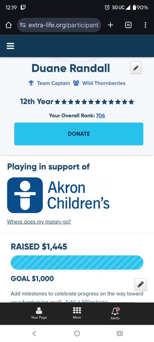 I thought my goal of $1,000 was high and I wouldn't reach it. Not only did we reach it but we surpassed it and finished at a whopping $1,445 raised for #ExtraLife I really can't thank you guys enough for all the love and support today. Now this Nigel must rest.