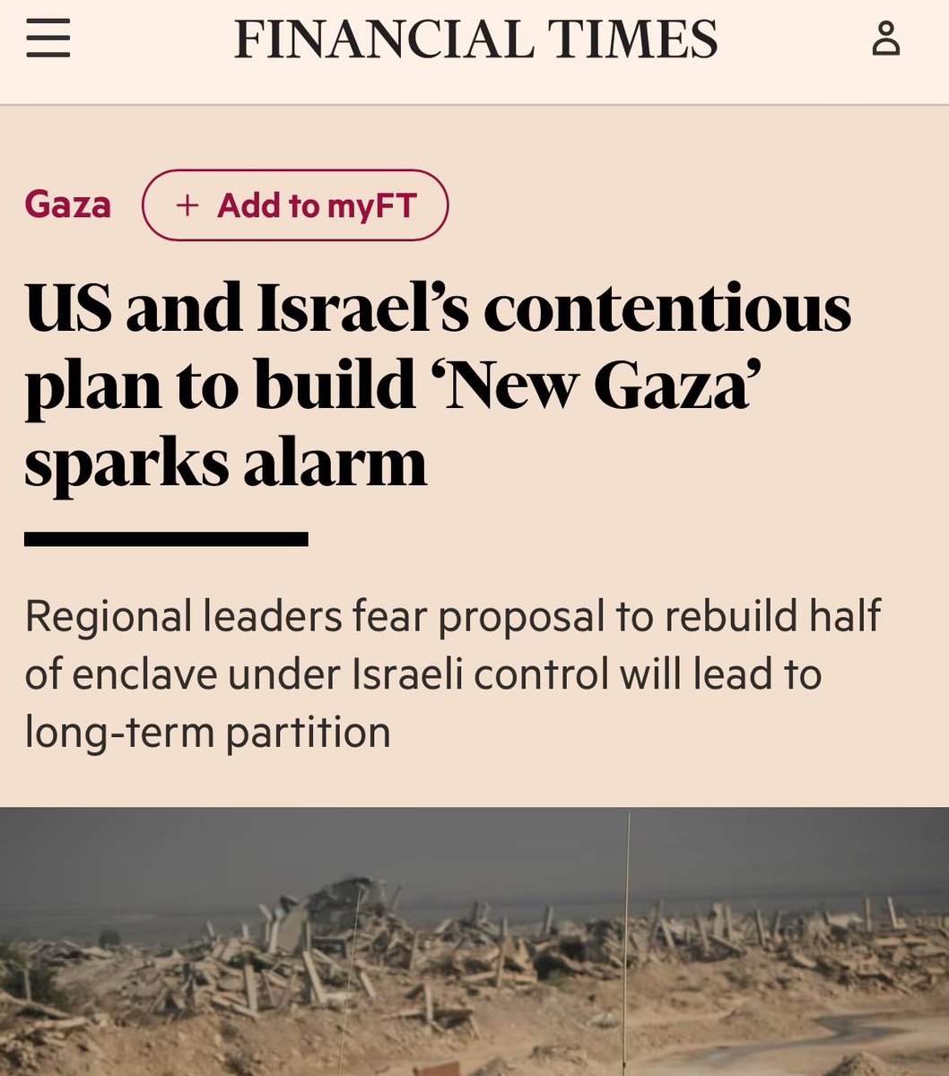 Imagine other situations of genocide in which the military that carried out the war of annihilation is in charge of reconstruction and can use it to increase the control of the population, occupy new territory and forcibly displace exploiting the “ceasefire line.”