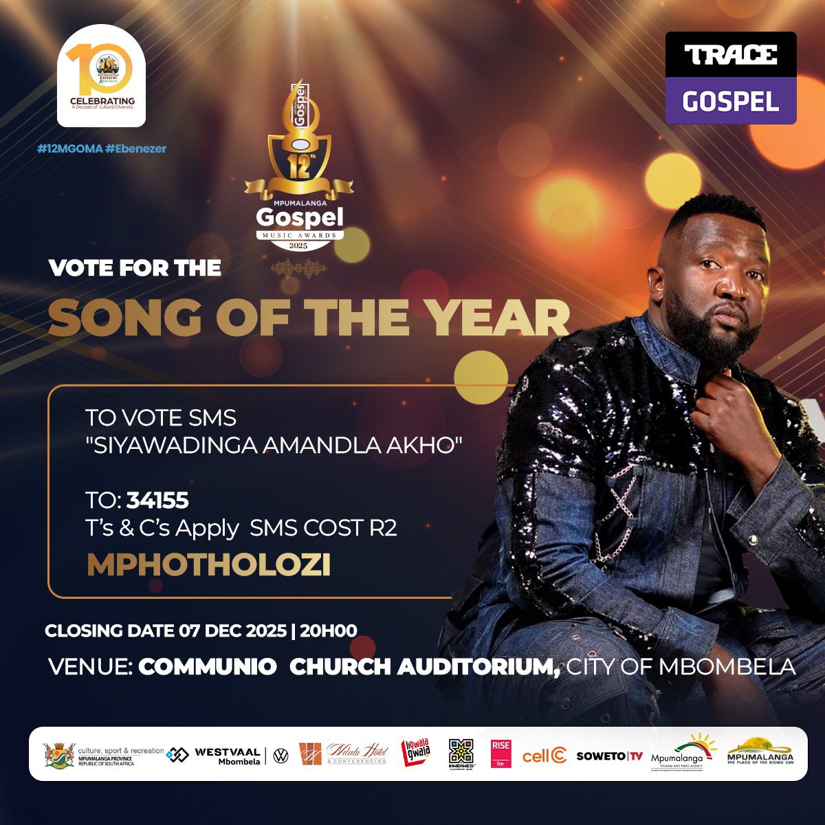 MphotholoziF's tweet photo. Hey family and friends! 
I’m humbled and excited to share that we’ve been nominated in the Mpumalanga Gospel Awards! 🙌🏾SMS “Siyawadinga Amandla Akho” to 34155
✅ You can vote as many times as you’re able!

Thank you for standing with us may God bless you richly as you do so. ❤️ https://t.co/SBESMttVaz