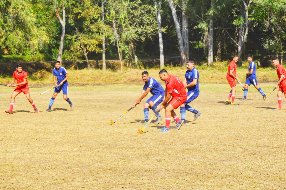 Celebrating 100 years of Indian Hockey with great enthusiasm! 🏑 A friendly match with the 76th Battalion CRPF on 07 Nov 2025 showcased true sportsmanship and camaraderie. 🇮🇳