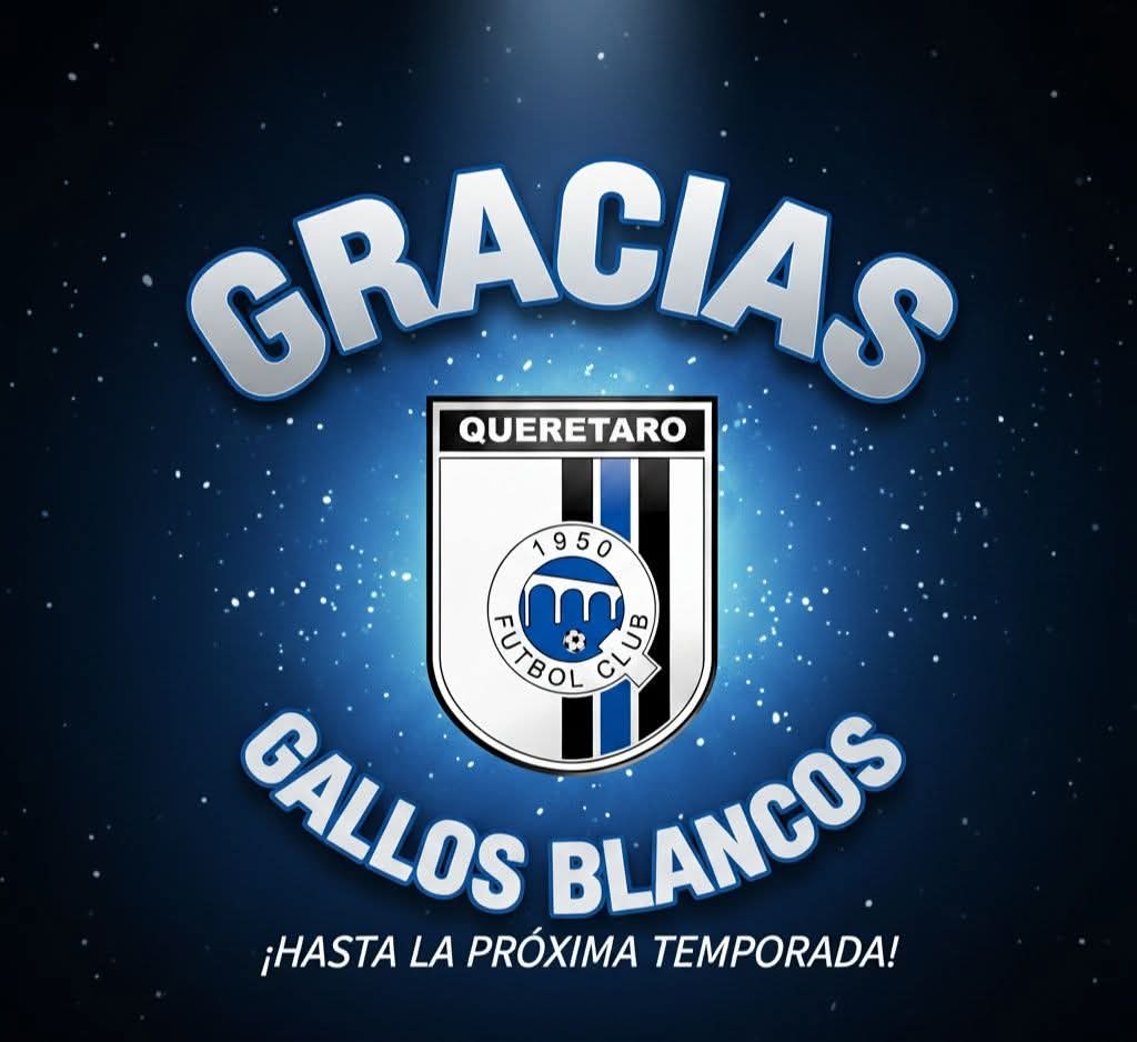 SE FUERON LAS ESPERANZAS DEL PLAY IN 🥹🔵⚫

Esta noche Pumas logró derrotar de último momento a Cruz Azul (2-3) y con este resultado no se dió la combinación esperada para #GallosBlancos .
<a href="/Club_Queretaro/">Gallos Blancos 🐓</a>