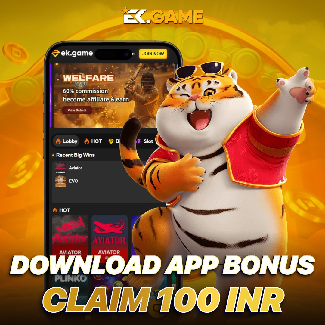 ekgameofficial's tweet image. 🔥 EKGAME APP BONUS! 📲💥
Download now &amp;amp; get ₹100 instantly! 🎉
Faster play, more games, BIG wins — anytime, anywhere! 💰⚡
👉 Download EKGAME &amp;amp; claim your ₹100 bonus today!
#EKGAME #AppBonus #WinBig