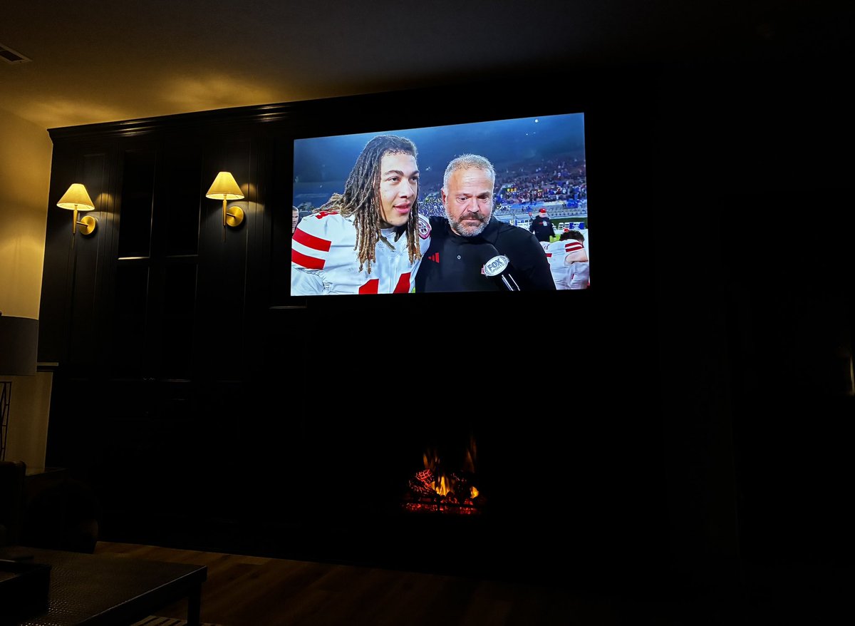 ColonelWaughNSP's tweet image. From our home to yours, “It’s a home game” @TJ_Lateef9 Go Big Red, shout out to our @NEStatePatrol Troopers traveling and on field with @CoachMattRhule @HuskerFootball @Huskers @FOXSports #JoinNSP