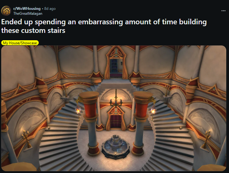 Darkmechx's tweet photo. I put a fucking bed in the corner and a painting on the wall and called myself an architect.

This mother fucker out here making palace entrances. https://t.co/Ds9gCgA6DK
