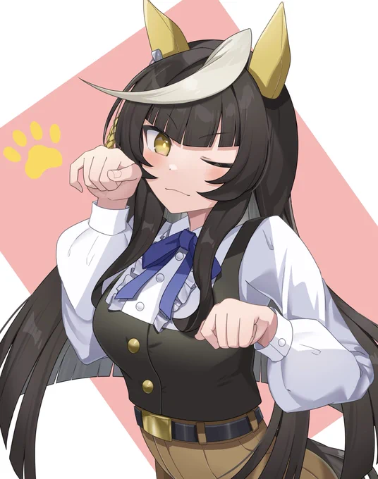 #去年の11月のイラストを無言であげる #ウマ娘